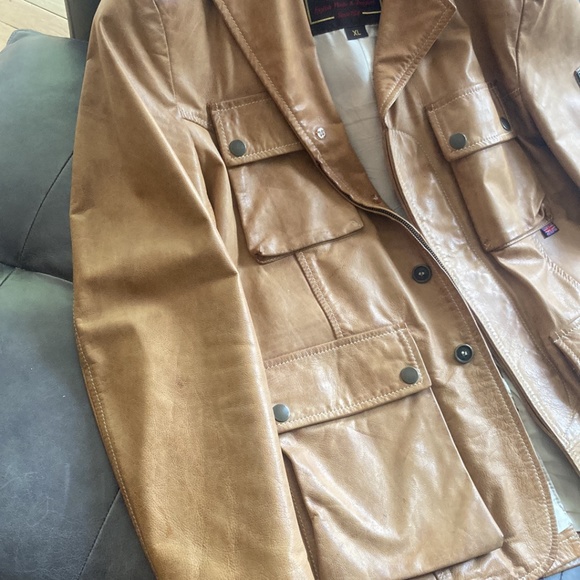 Belstaff Leather Blazer Jacket - Picture 2 of 5